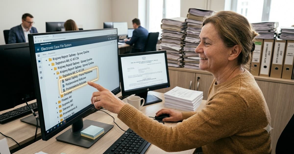 Czy e-sąd bada dowody przed wydaniem nakazu zapłaty?
